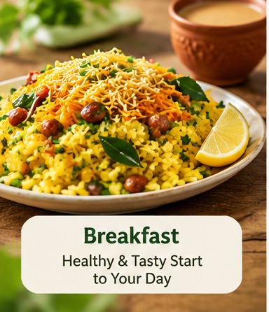 Indian vegetarian breakfast